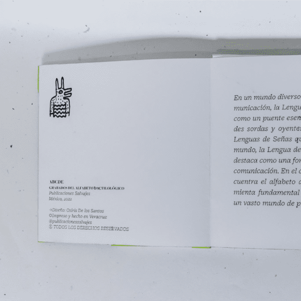 ABCDE Grabados del Alfabeto Dactilológico